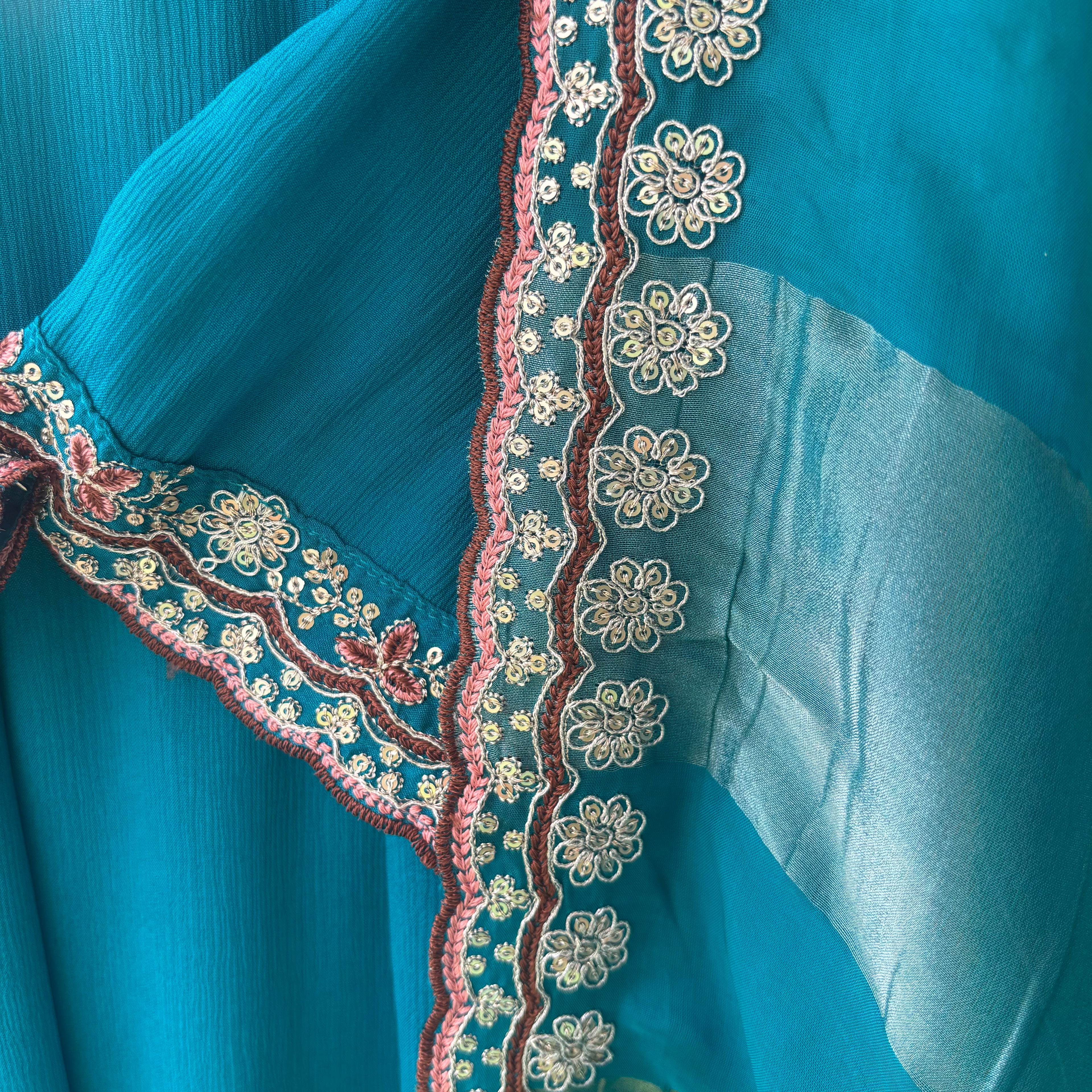 Regal Turquoise Suit Set