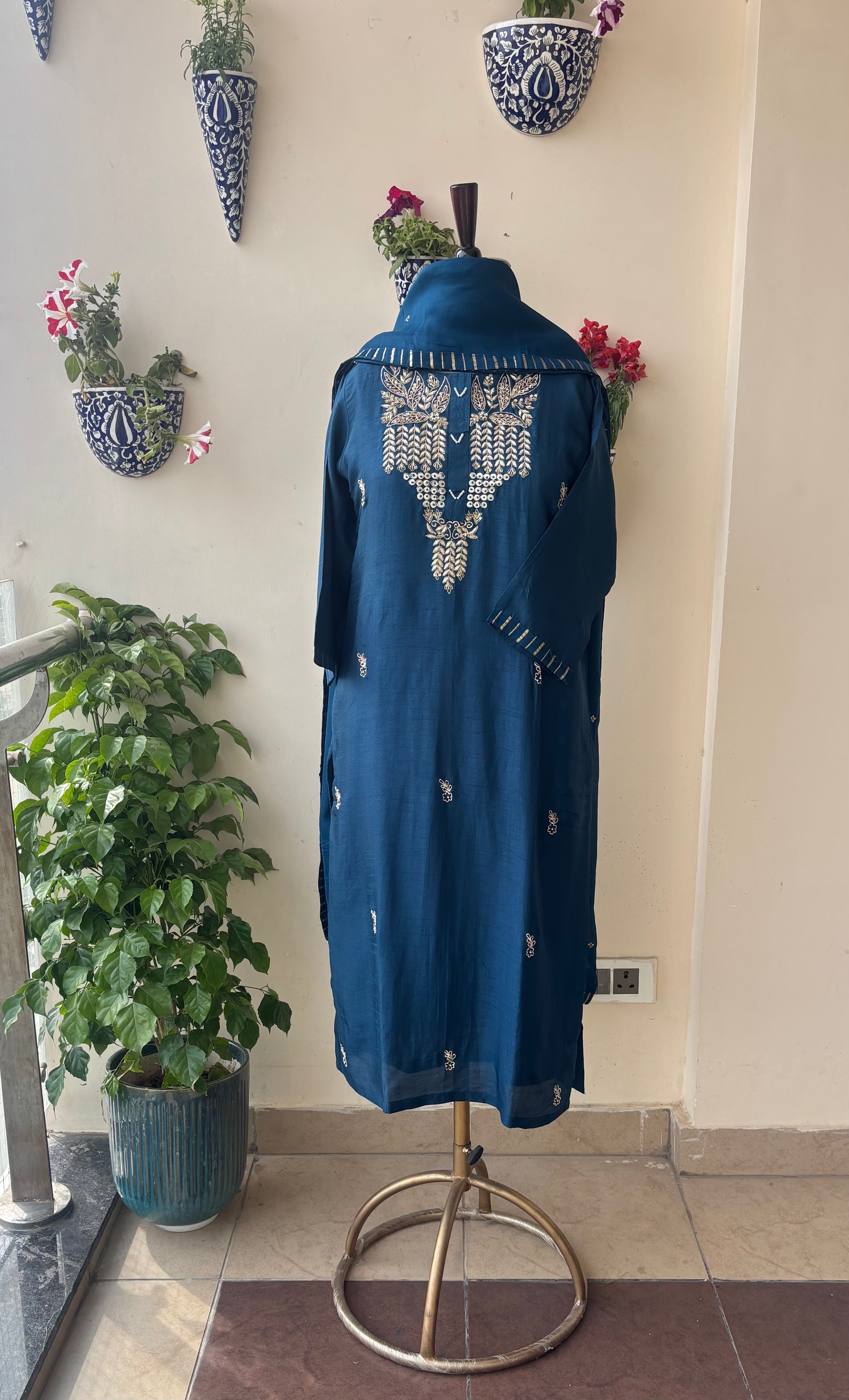 Sapphire  Bloom Kurta Set