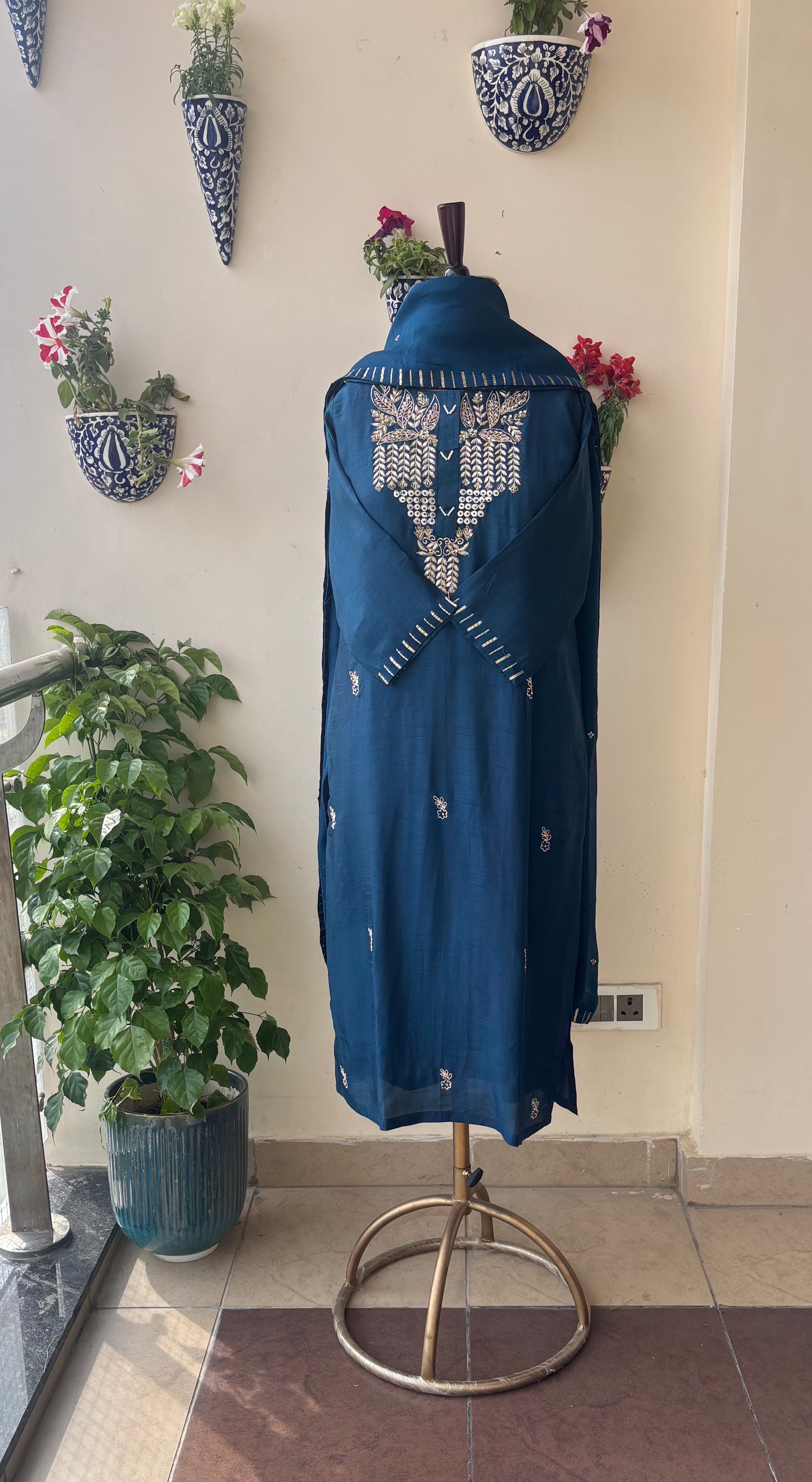 Sapphire  Bloom Kurta Set