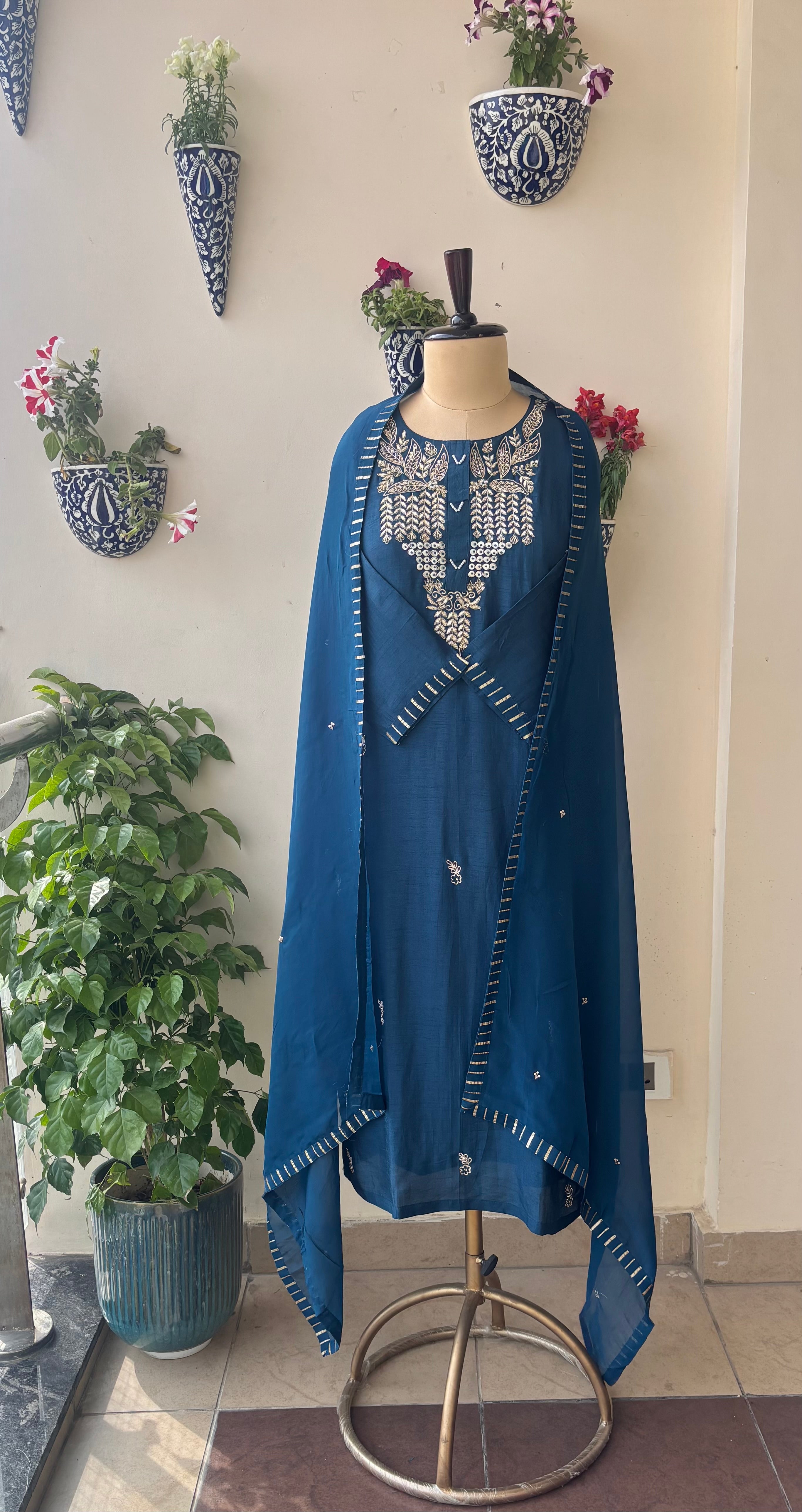 Sapphire  Bloom Kurta Set