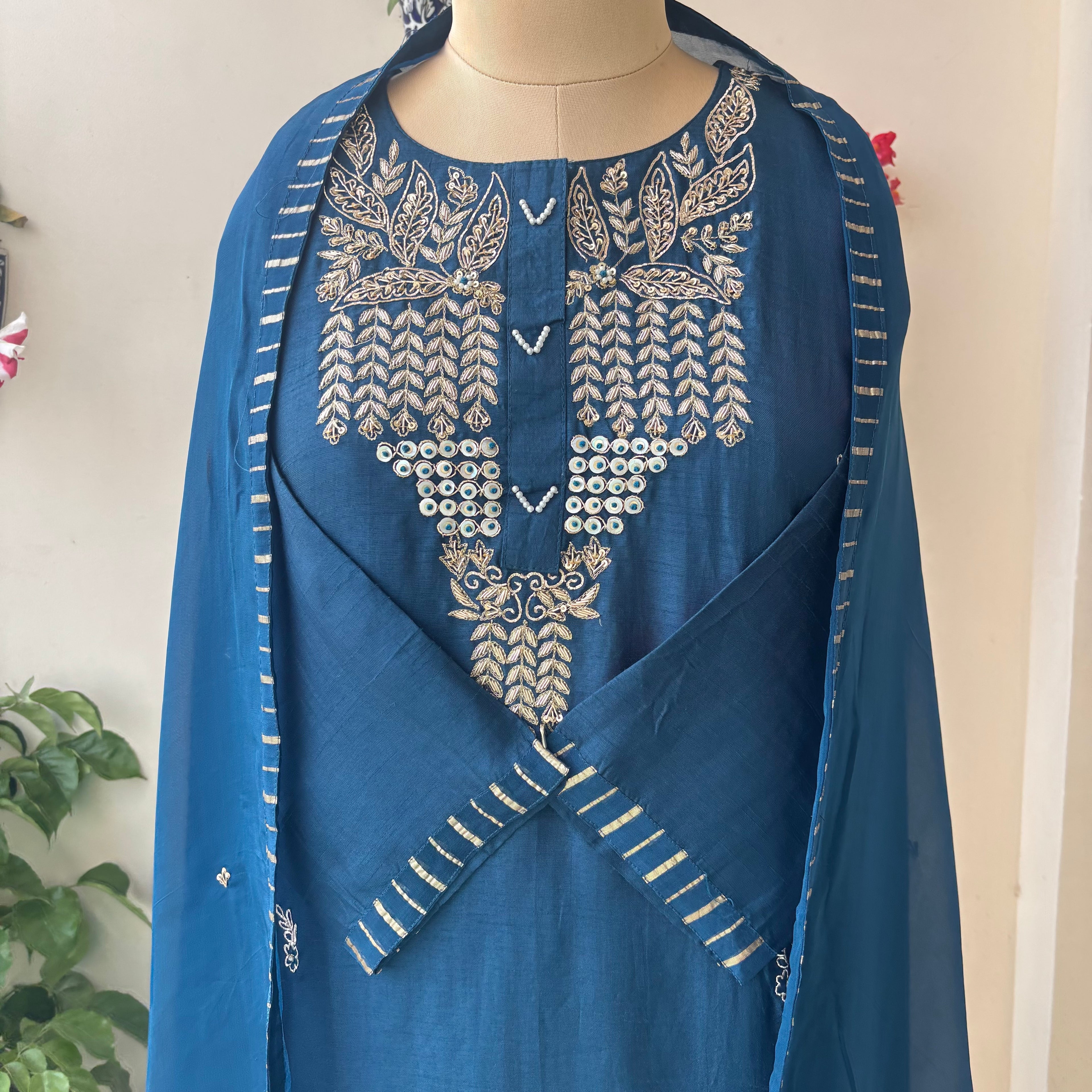 Sapphire  Bloom Kurta Set