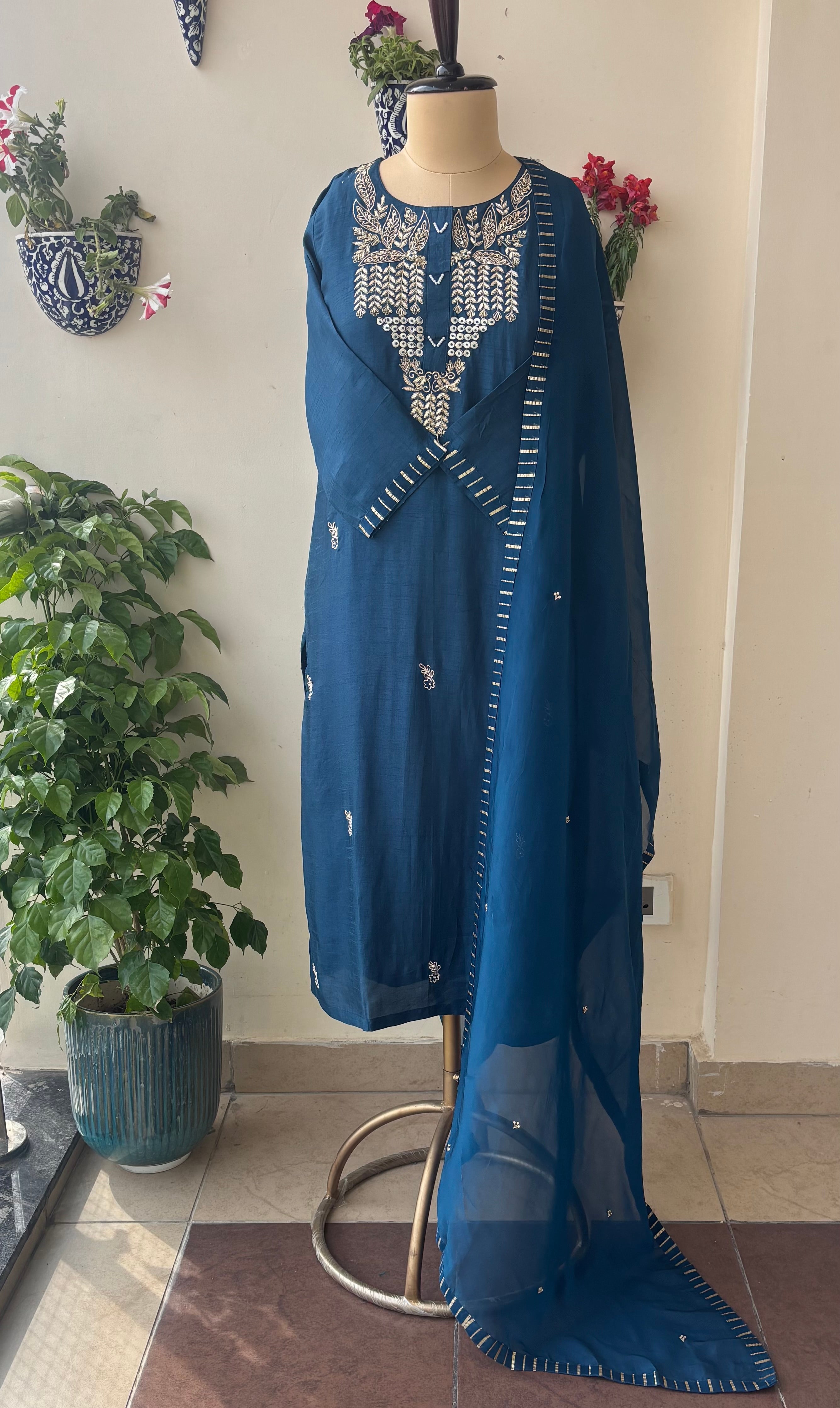 Sapphire  Bloom Kurta Set