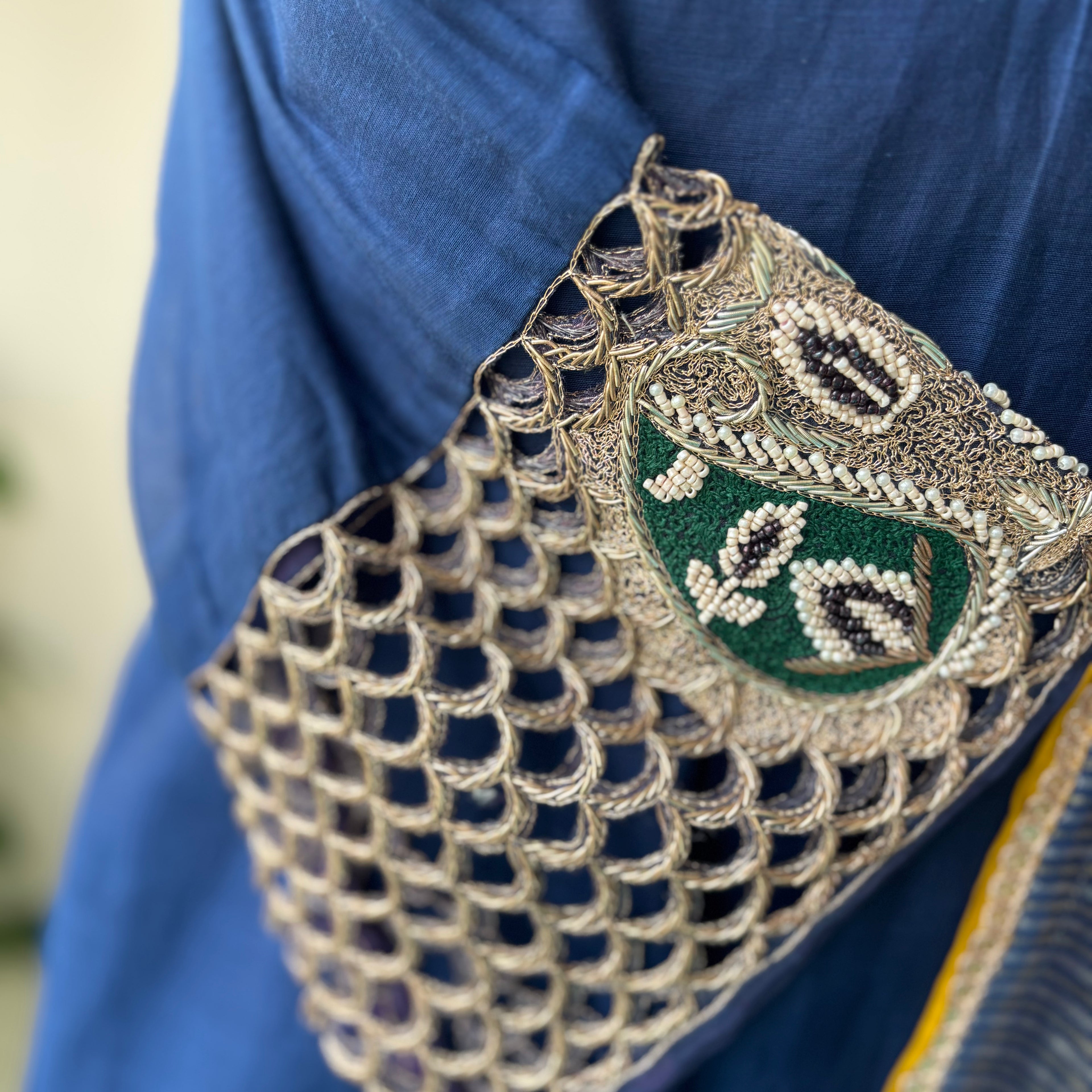 Blue Signature Zari Suit Set