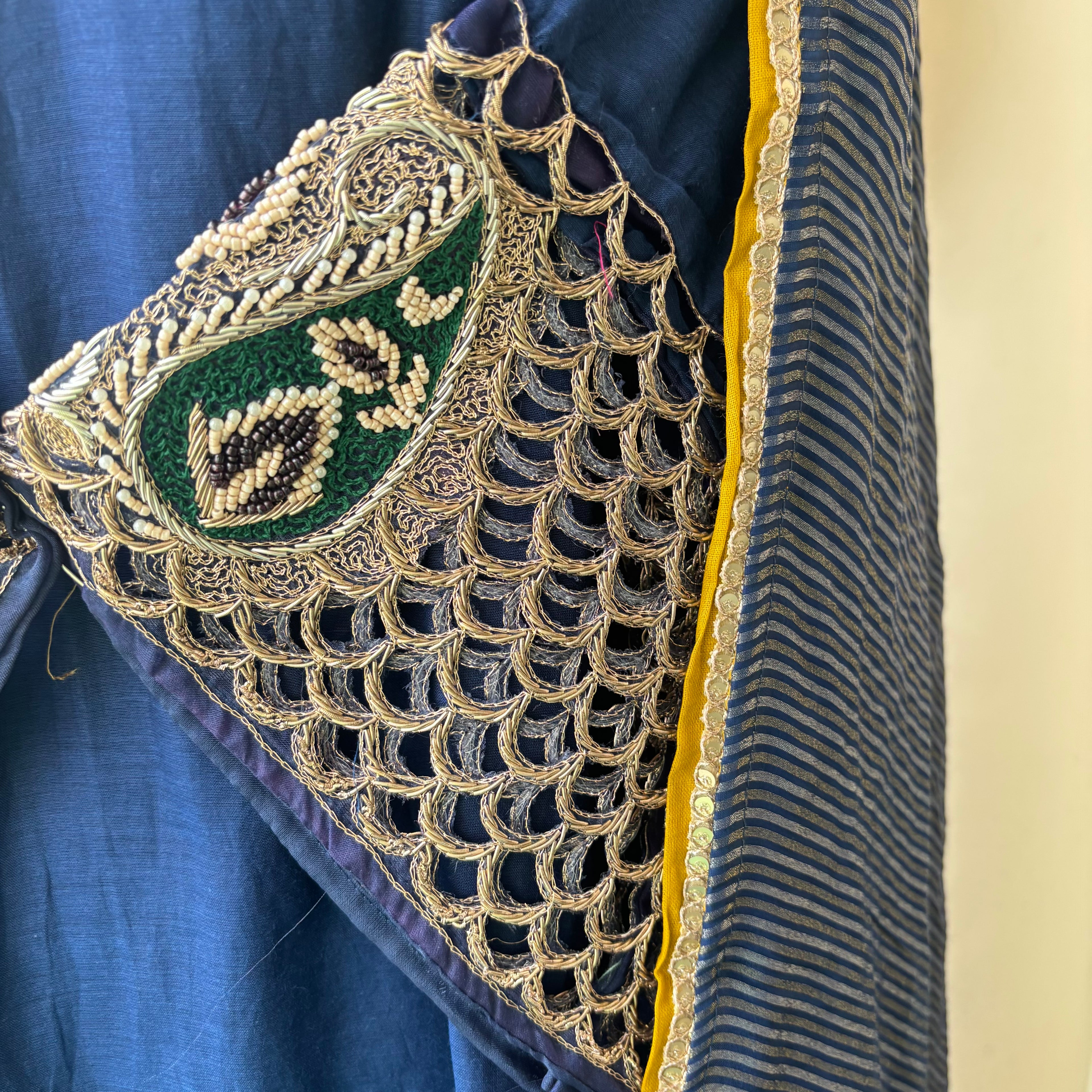 Blue Signature Zari Suit Set