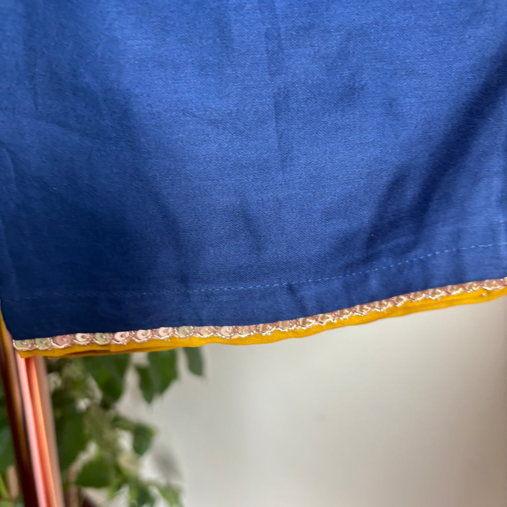 Blue Signature Zari Suit Set