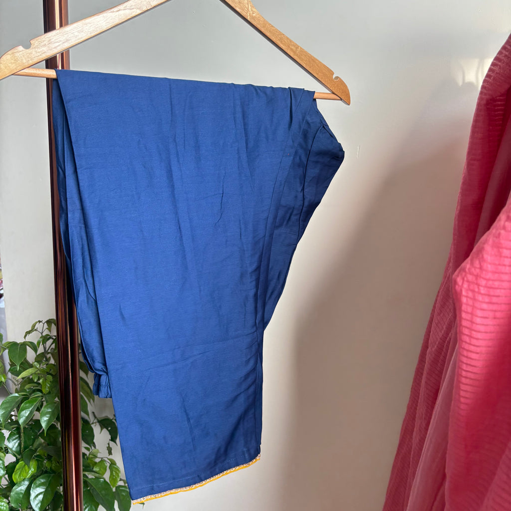 Blue Signature Zari Suit Set