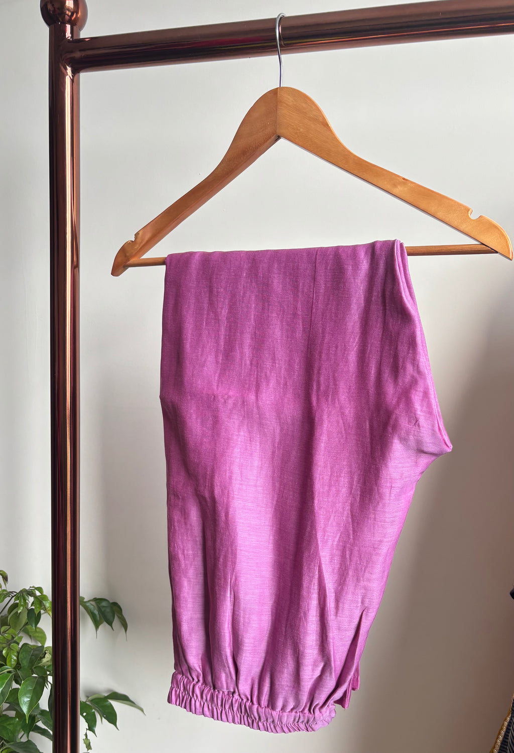 Lilac Chanderi Kotta Doriya Suit Set