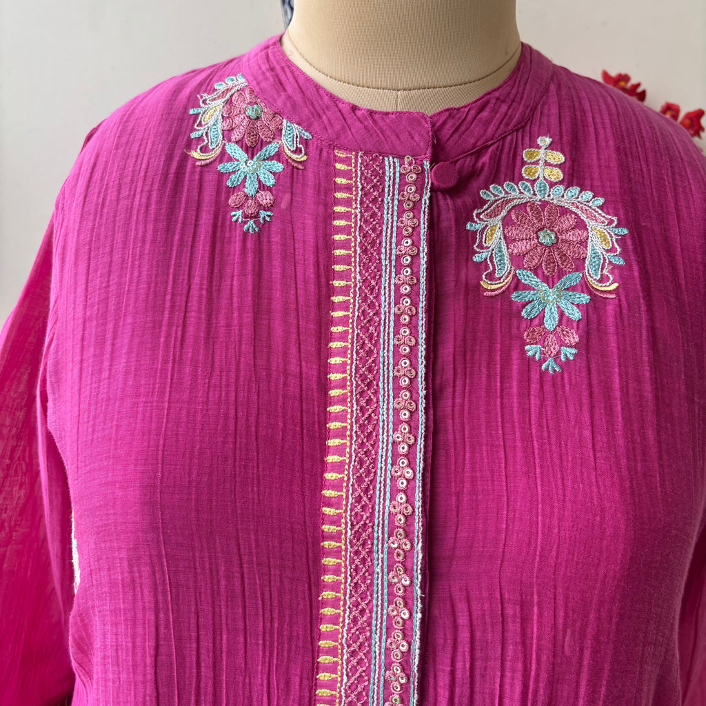 Berry Bloom High Low Coord Set