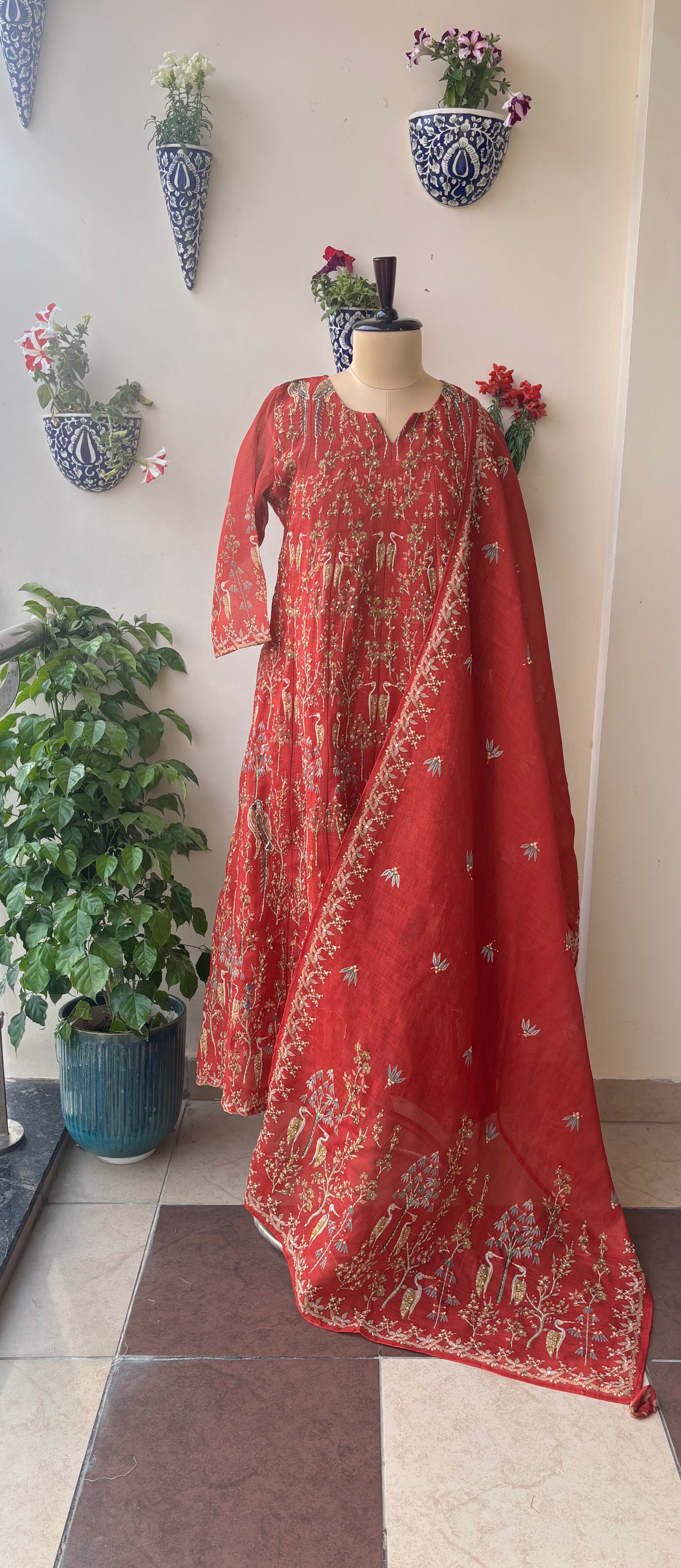 Whispering Birds Kurta Set