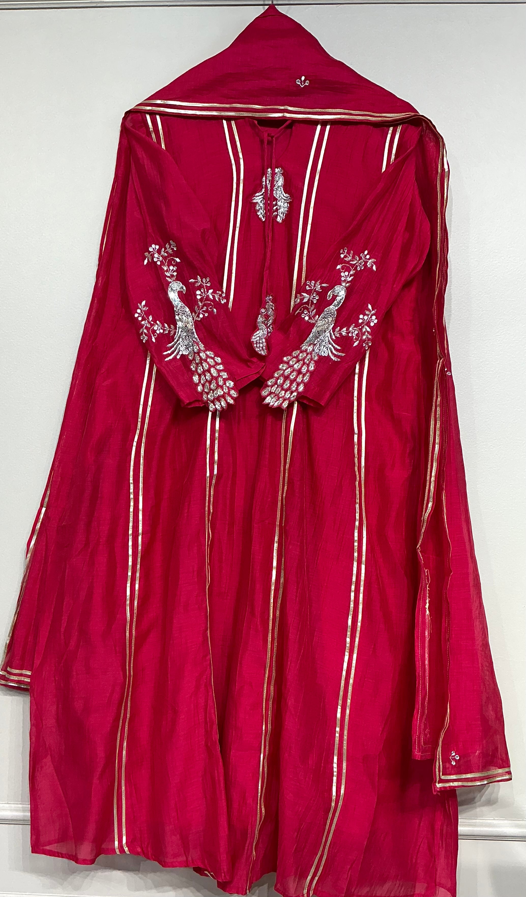 Raani Pink / Purple Peacock Festive Suit Set