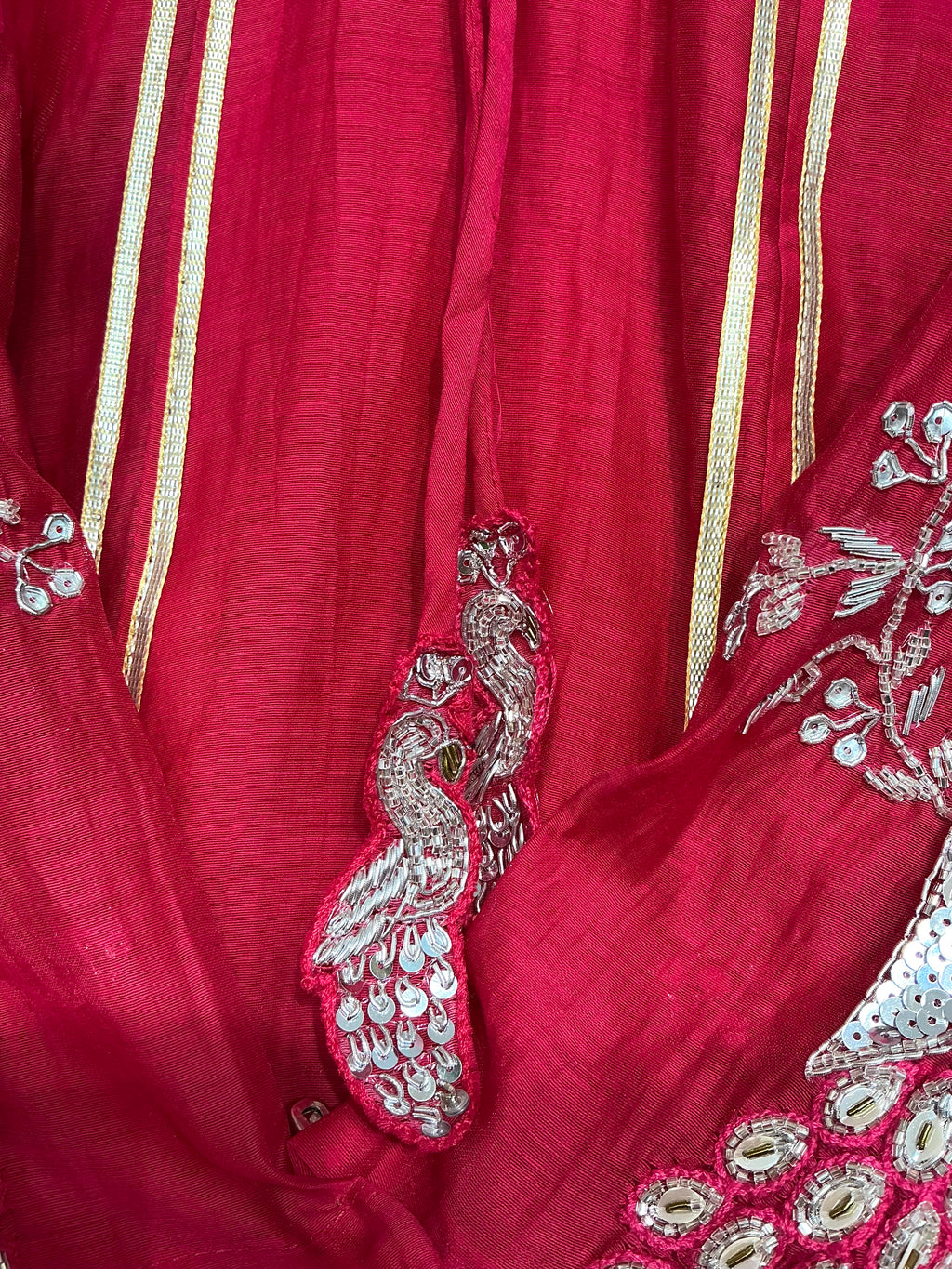 Raani Pink / Purple Peacock Festive Suit Set