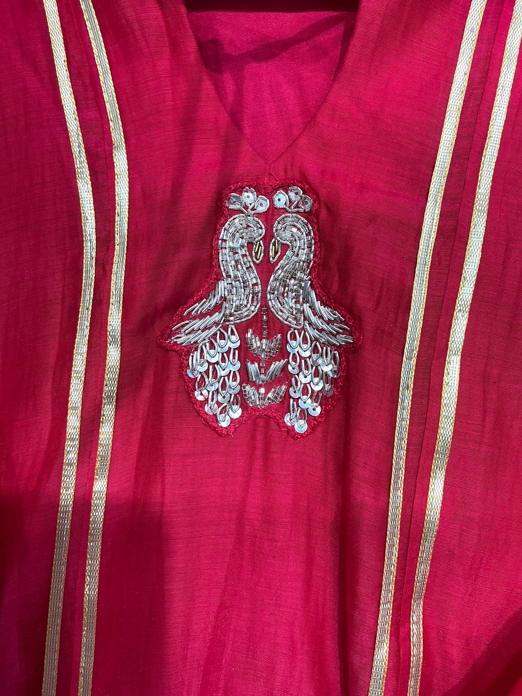 Raani Pink / Purple Peacock Festive Suit Set
