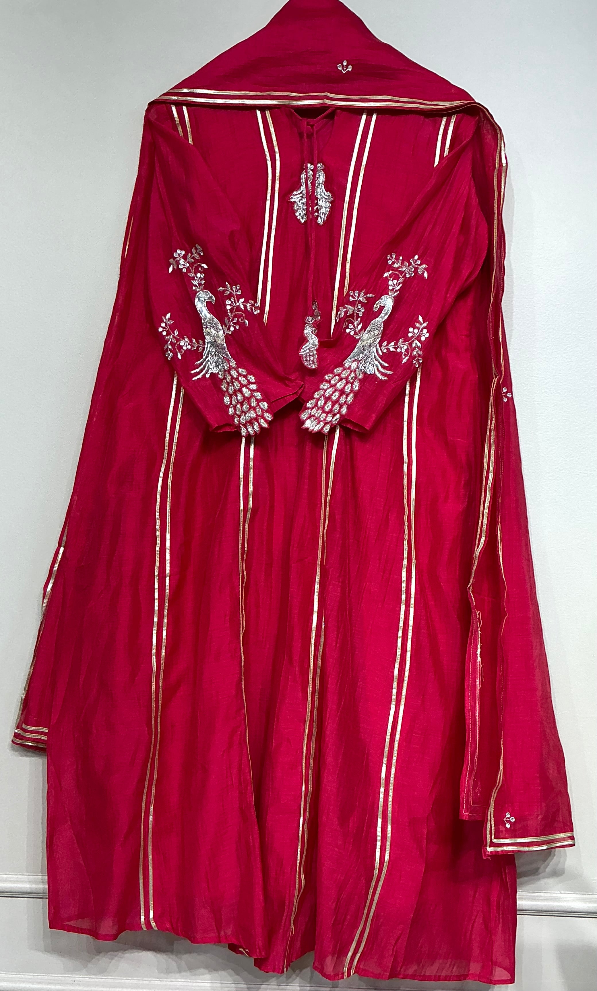 Raani Pink / Purple Peacock Festive Suit Set