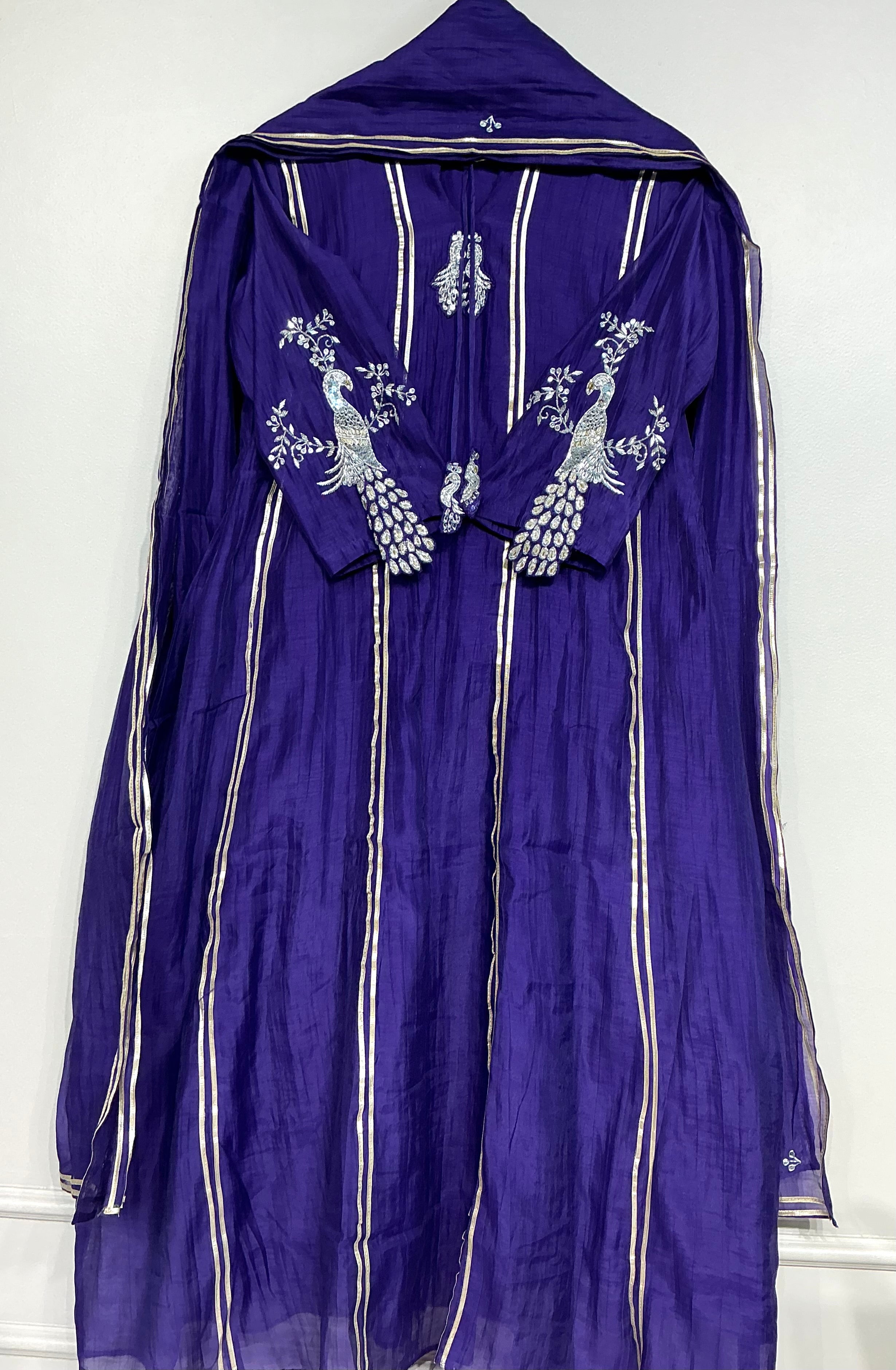 Raani Pink / Purple Peacock Festive Suit Set