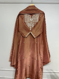 Copper Tissue Shimmer Suit Set