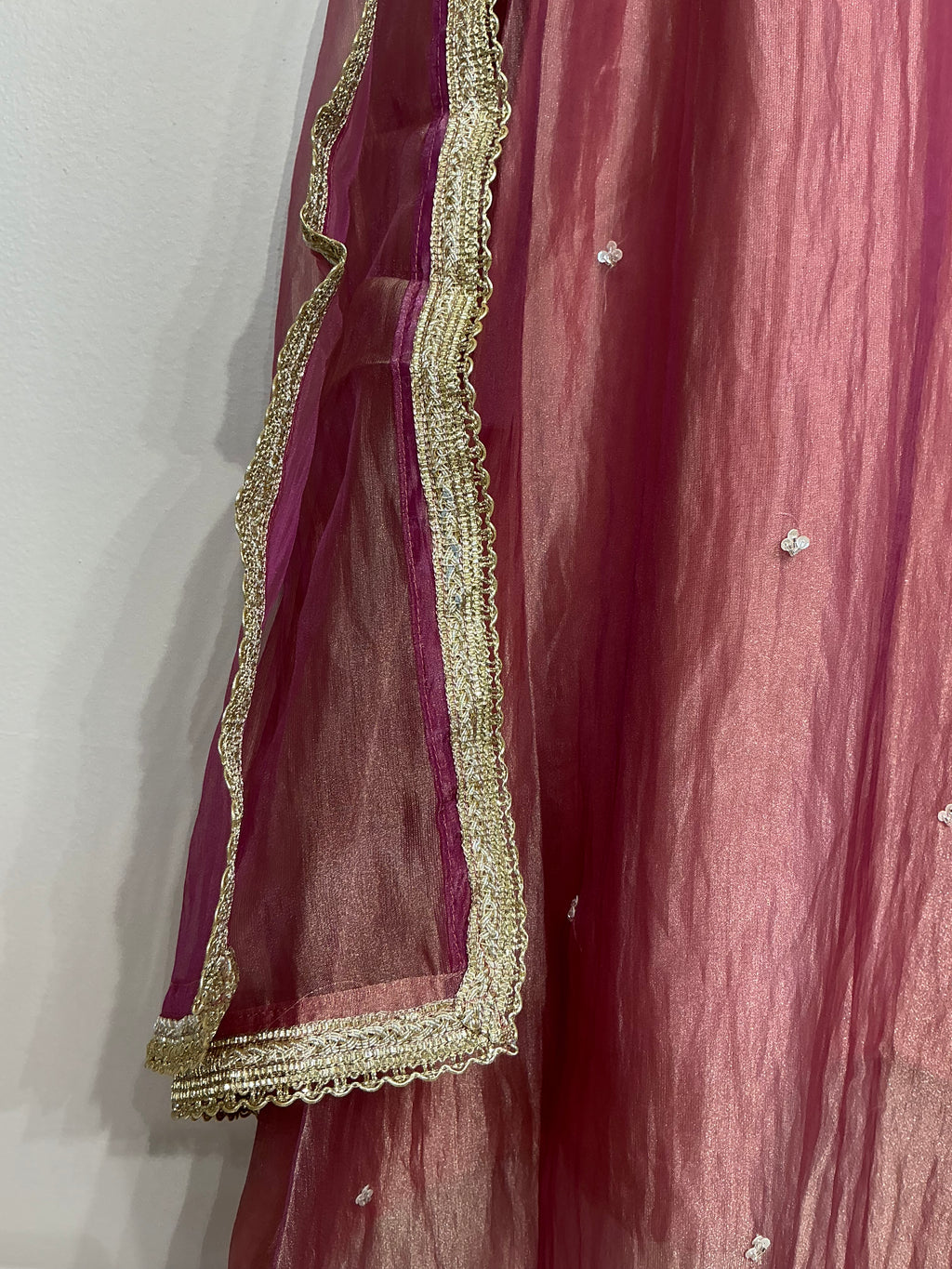 Pastel Green Salsa Zari Embroidered Set