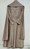 Silver work Mul Chanderi Suit Set