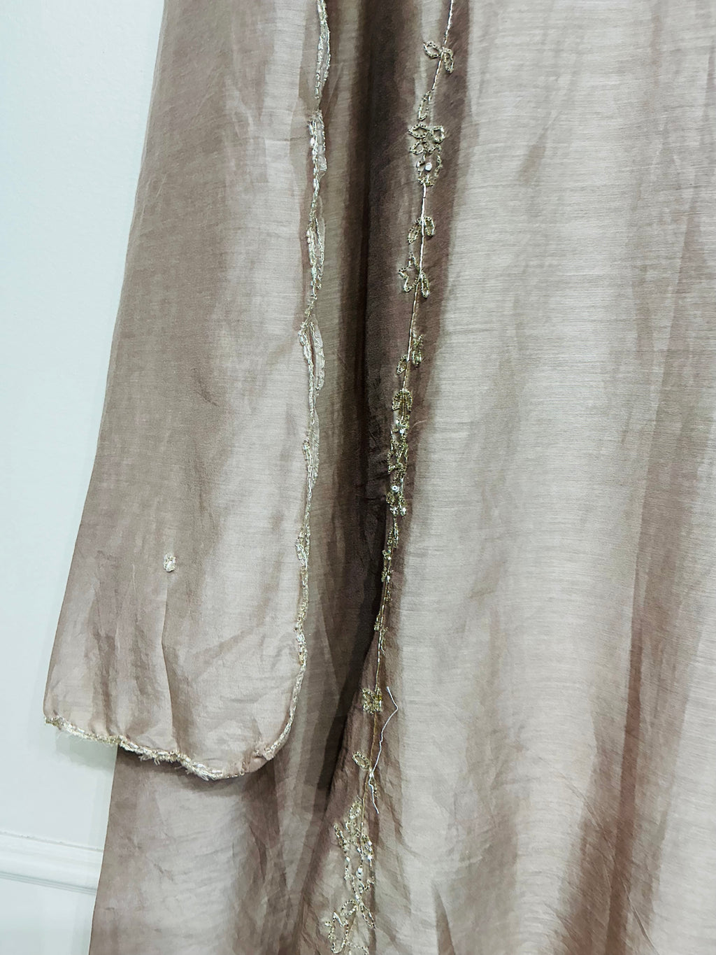 Silver work Mul Chanderi Suit Set