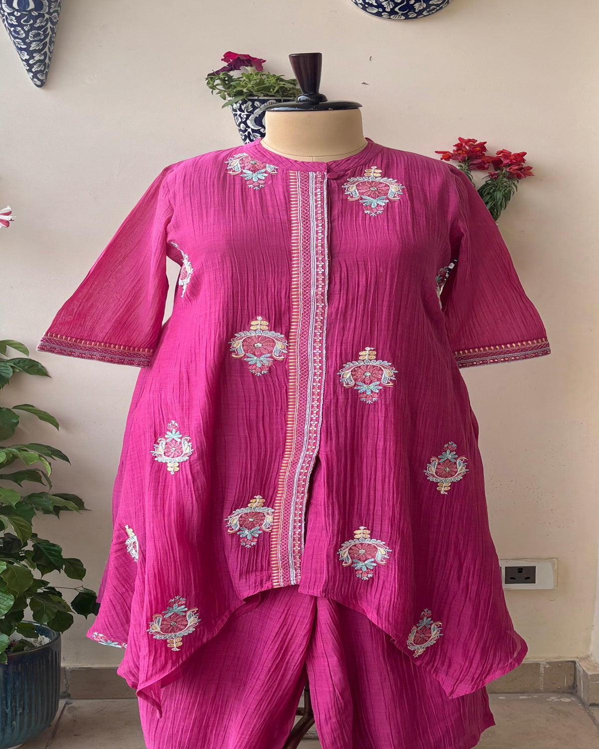 Berry Bloom High Low Coord Set